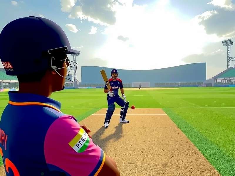 India VR Cricket Challenge Gameplay